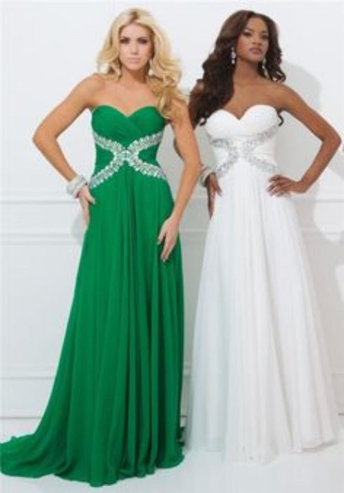 Tony Bowls Emerald Green Prom Dresses