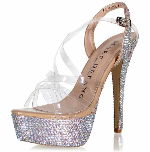 The Glass Slipper - Transparent  Shoes heels classy, Homecoming