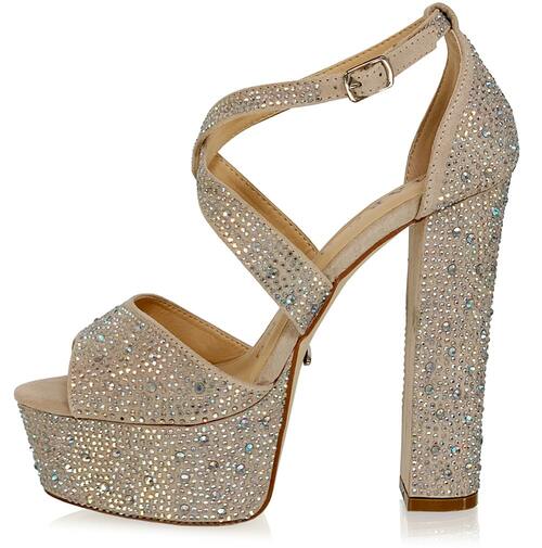Wide prom heels sales