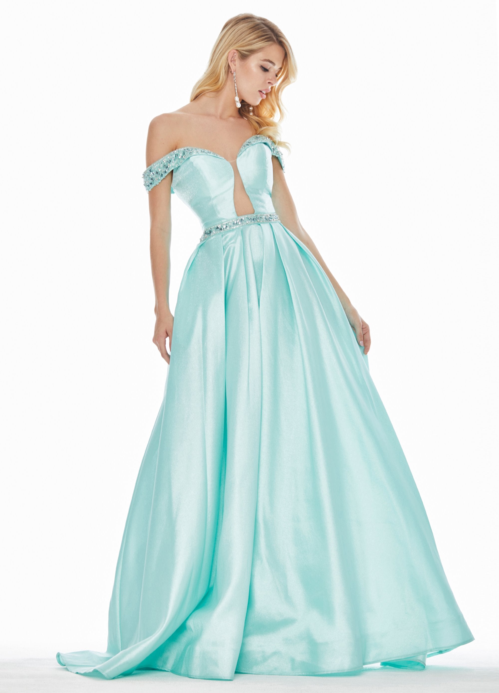 Aqua Prom Dresses