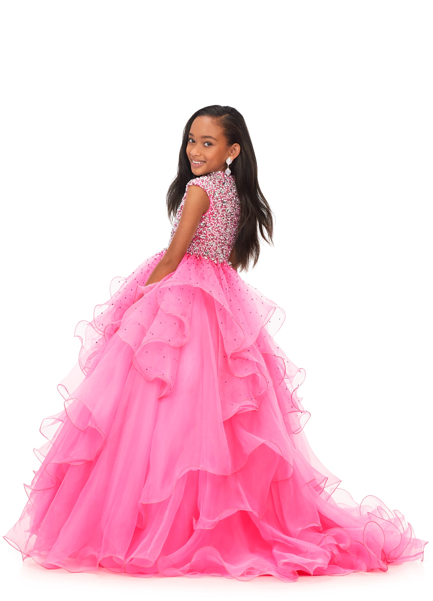 Girls hot 2024 pink dress