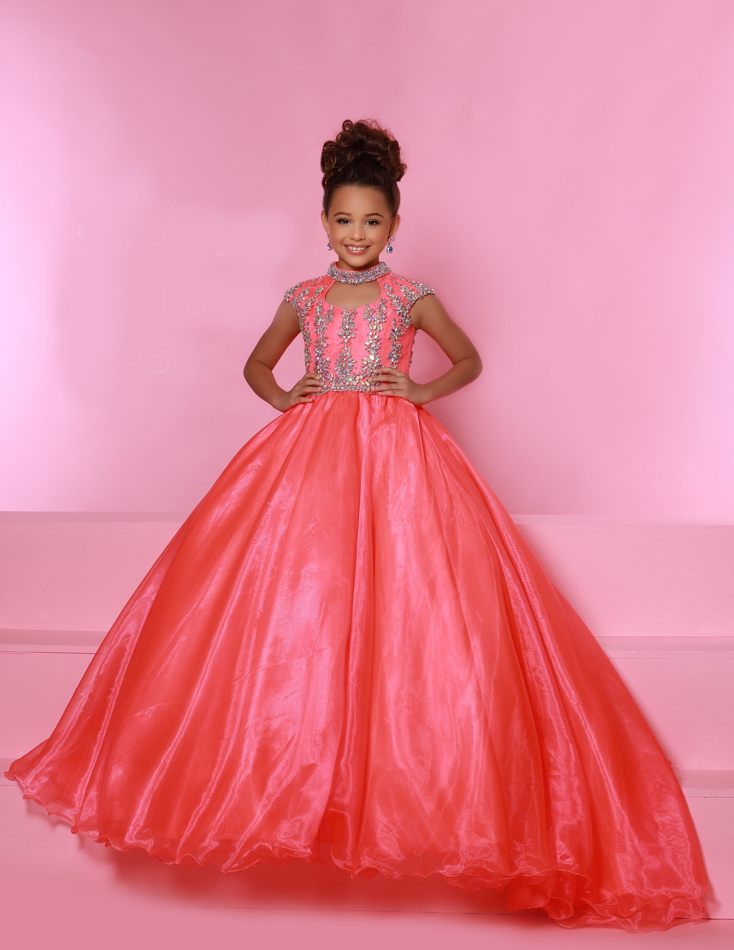Amazon.com: Tulle Princess Celebration Prom Dresses Sparkly Girls Birthday  Party Dresses Kids Ball Gown Aqua: Clothing, Shoes & Jewelry