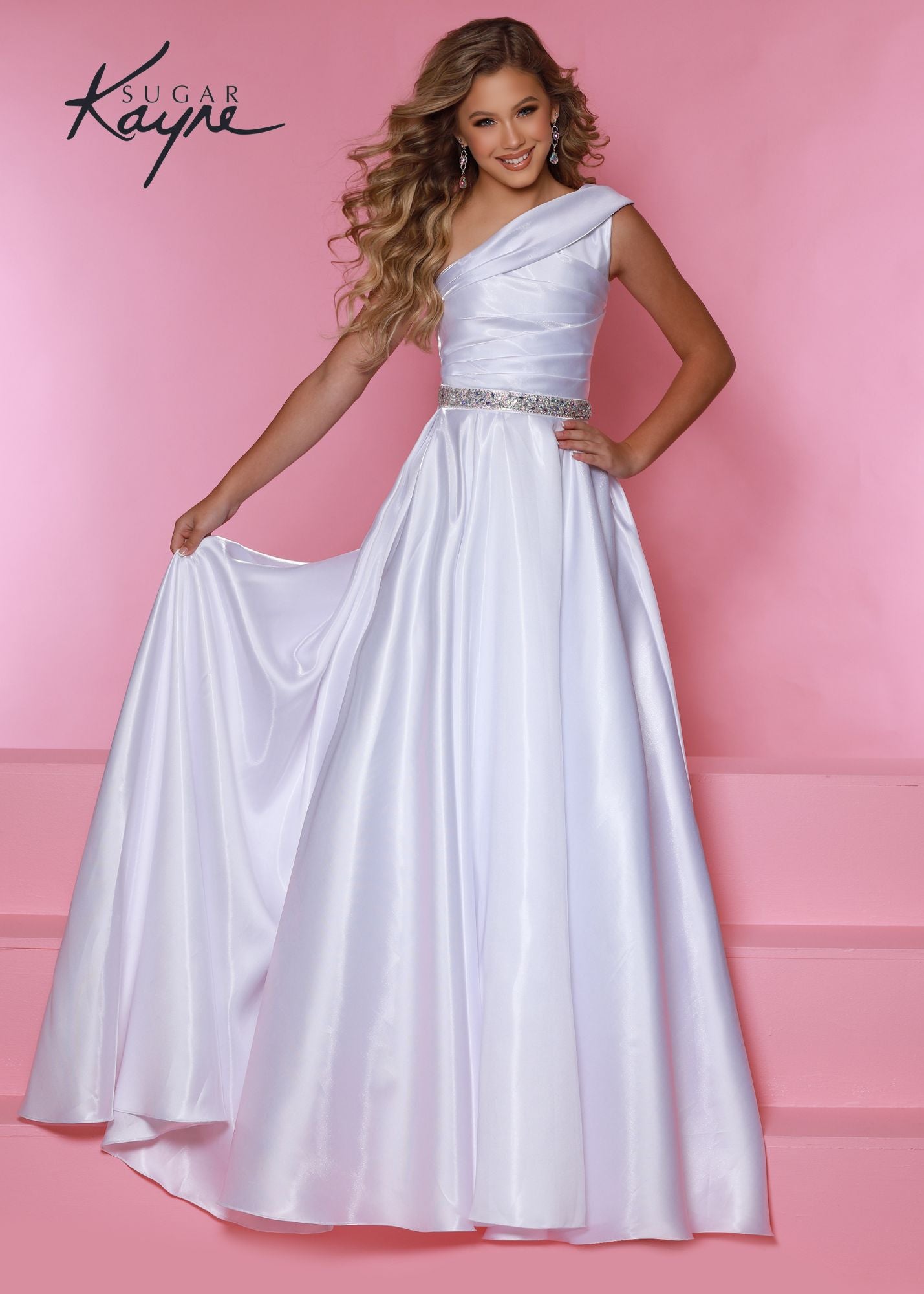 White Pageant Dresses for Juniors