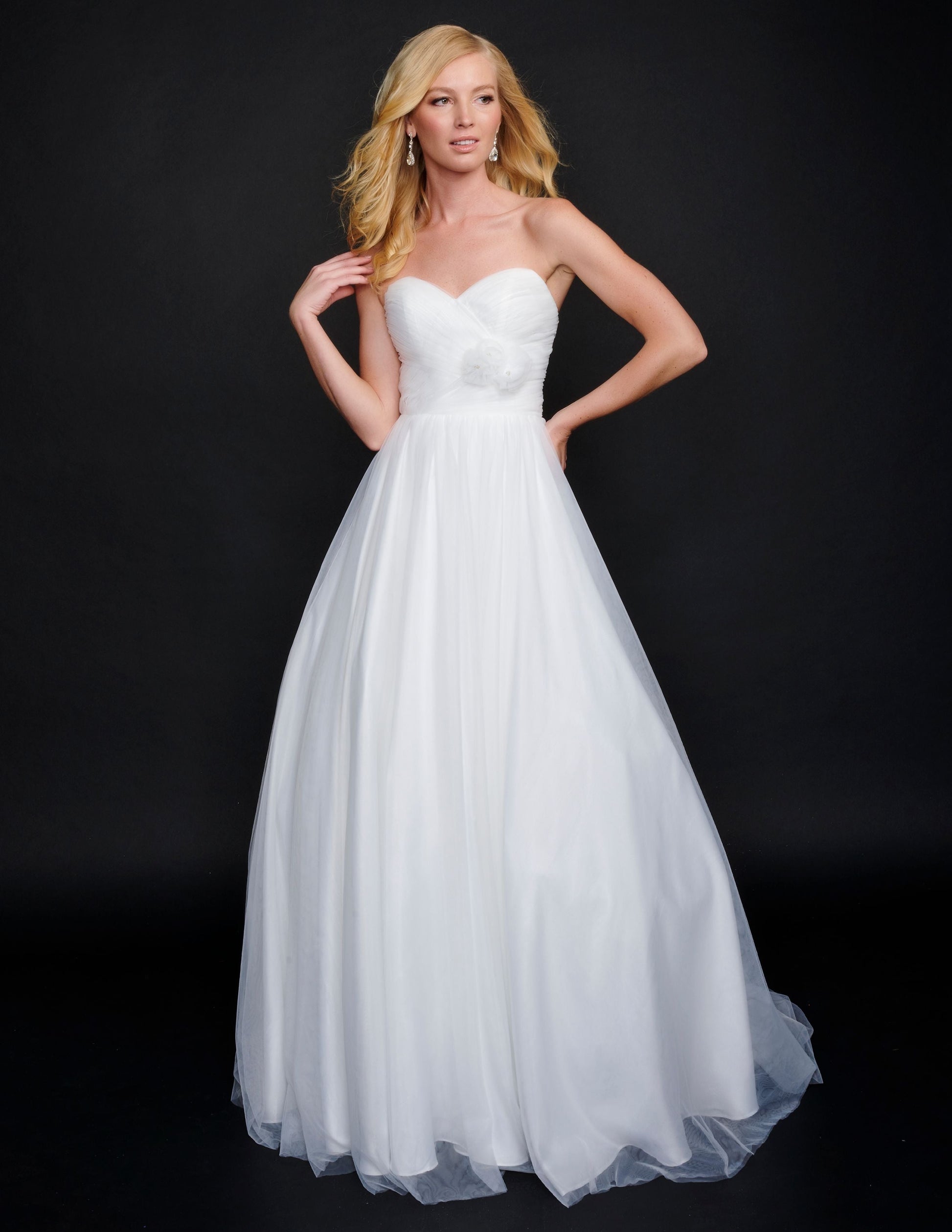 Casablanca Bridal 2462FB Carrie Wedding Dress A Line Embellished Bodice