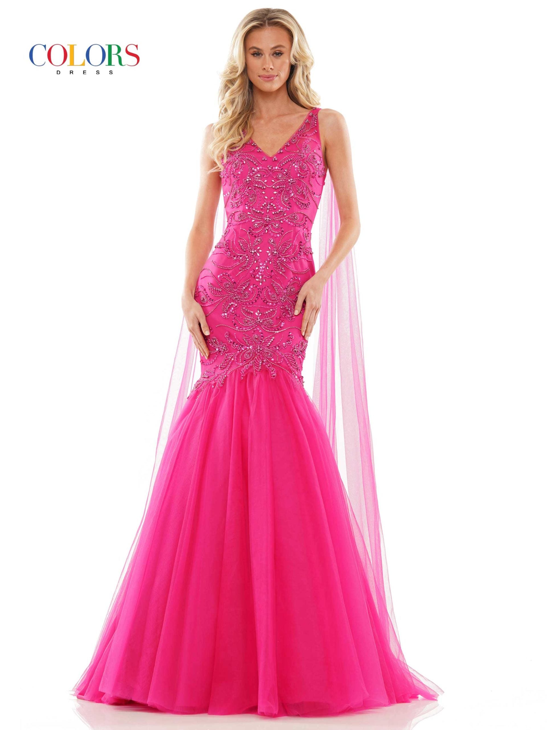 Mesh Mermaid Prom Dress