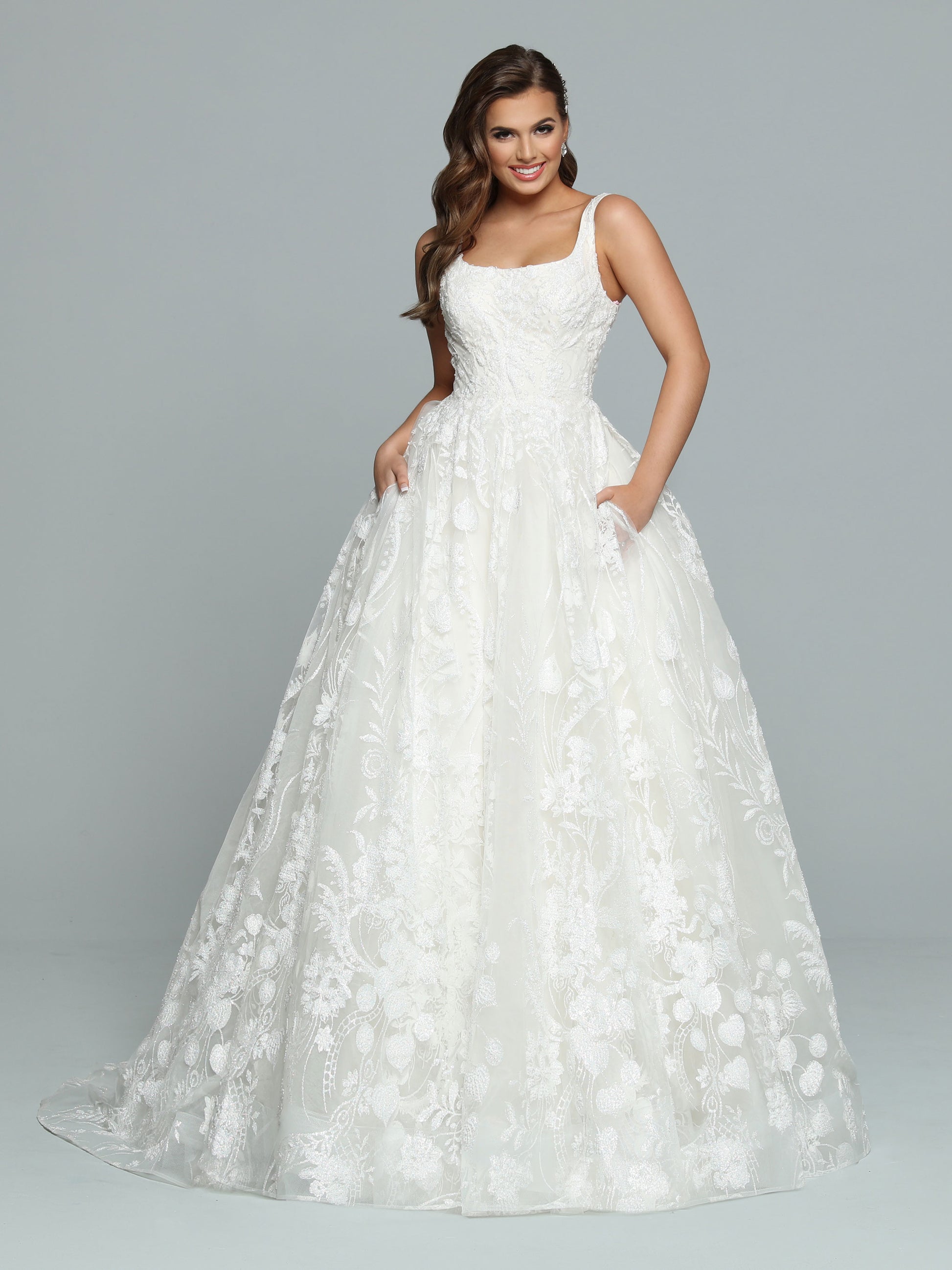 Davinci Bridal 50669 Ivory Wedding Dress Ballgown