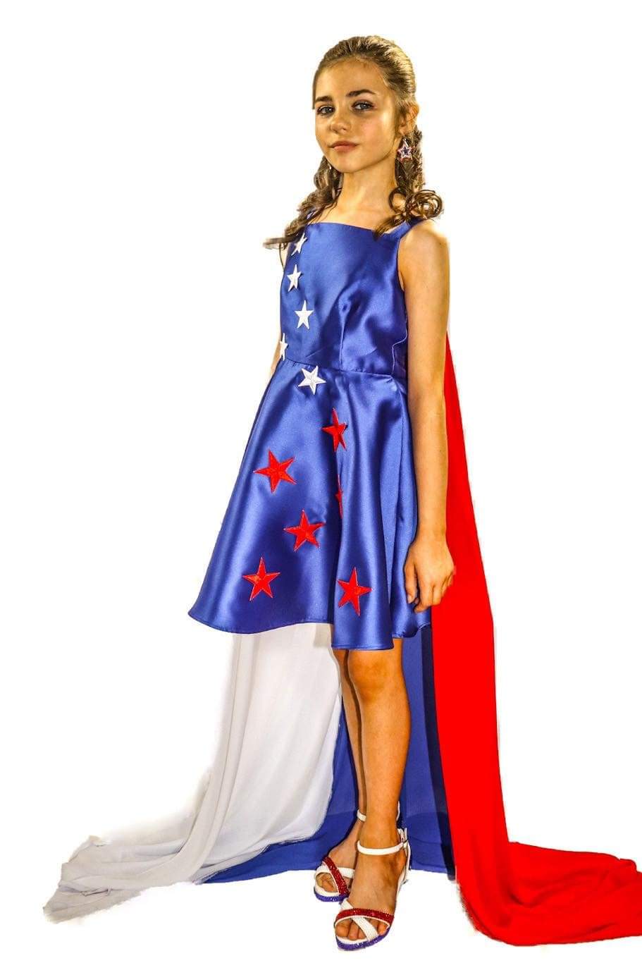 Red White Blue Pageant Dress