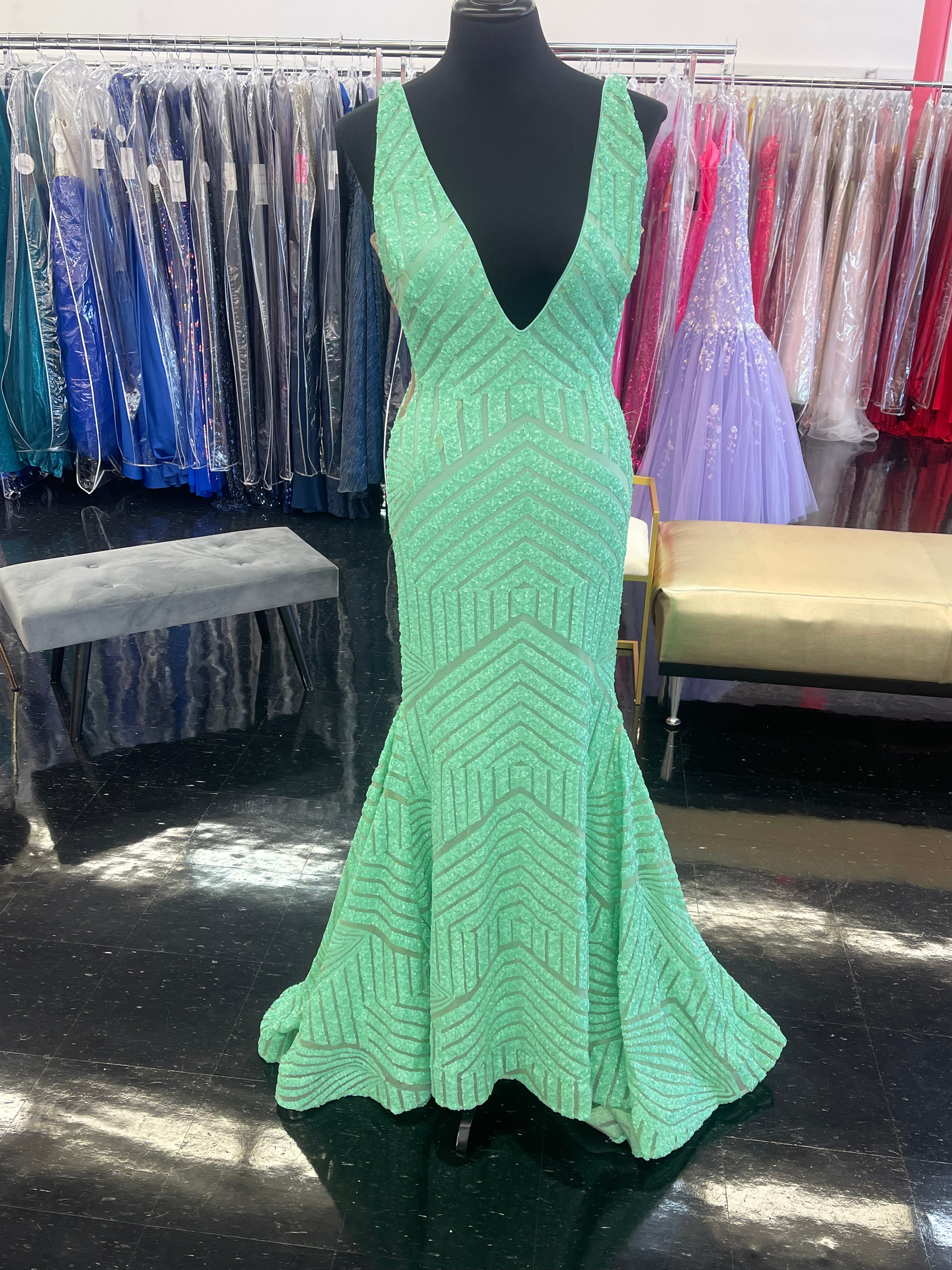 Jovani 2018 Prom Dresses Mint Green