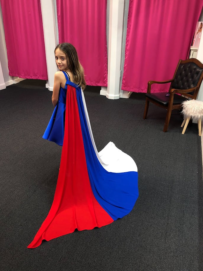 Red White Blue Pageant Dress