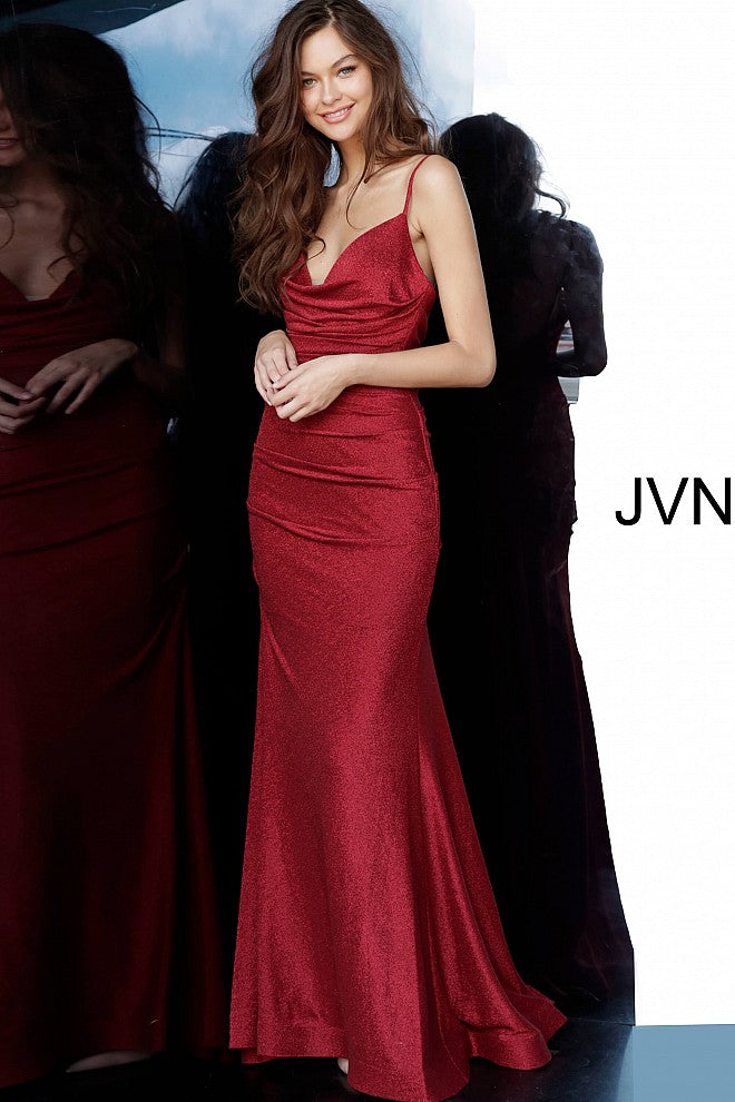 Jovani burgundy dress best sale