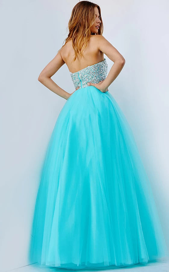 Ankle Length Poofy Prom Dresses