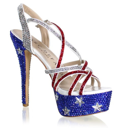 Patriotic American Flag Heels – Wicked Addiction