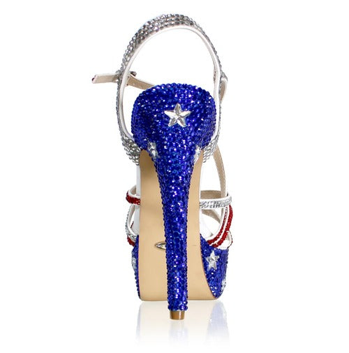 Claire-13 Dressy Heel - Royal Blue - GLITTER FASHION