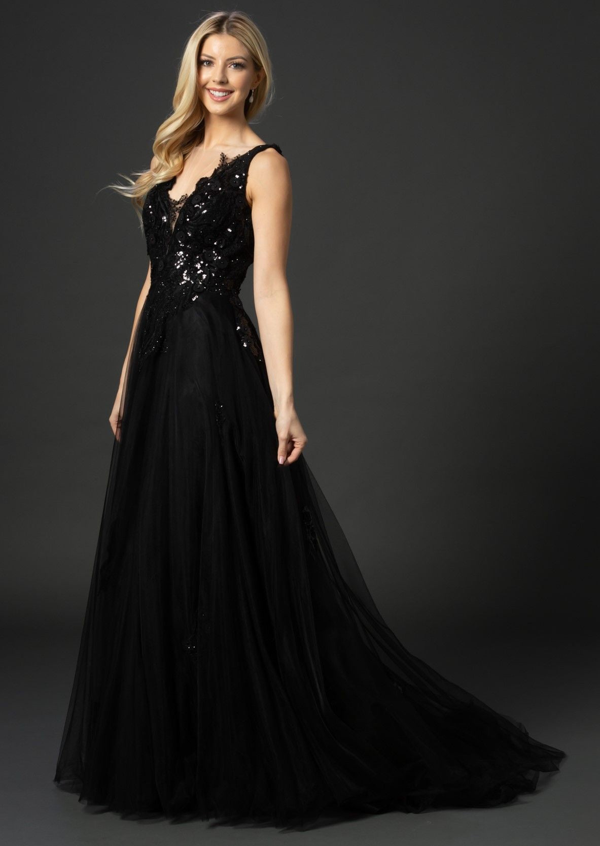 Nina Canacci Prom Dress Long Black