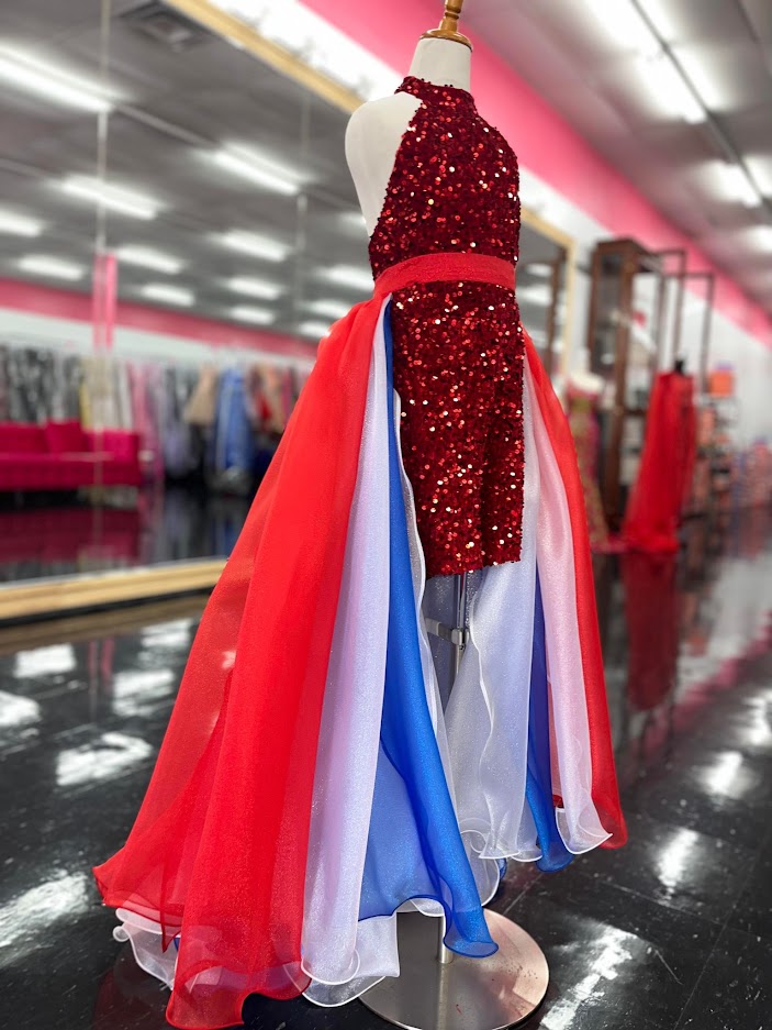 American Flag Prom Dresses