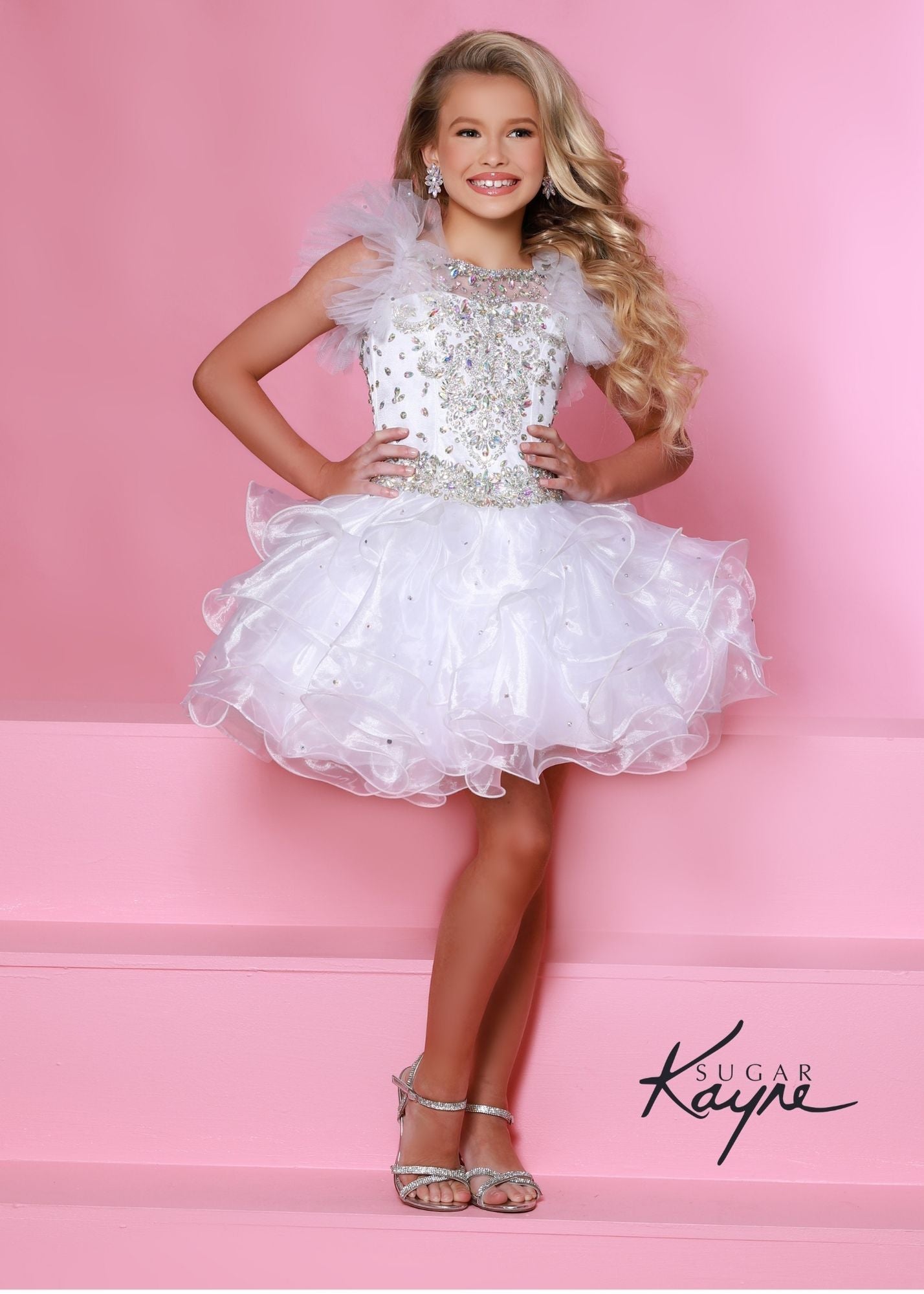 Little girl short pageant cheap dresses