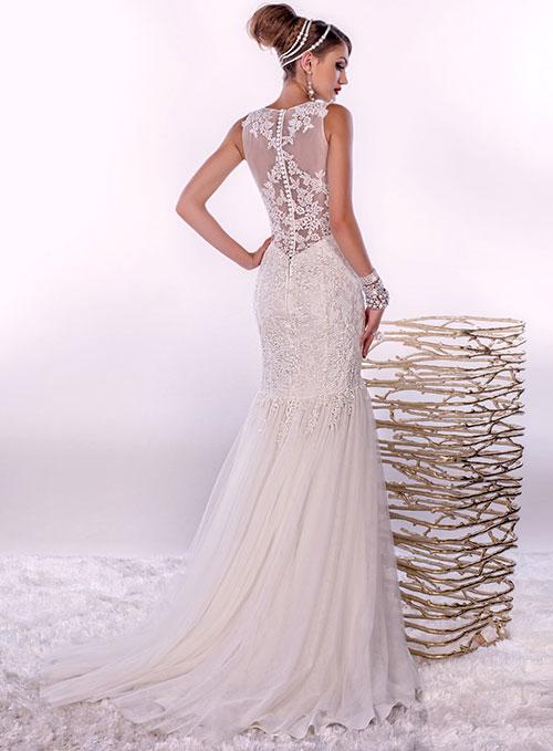 High mermaid hotsell wedding dress