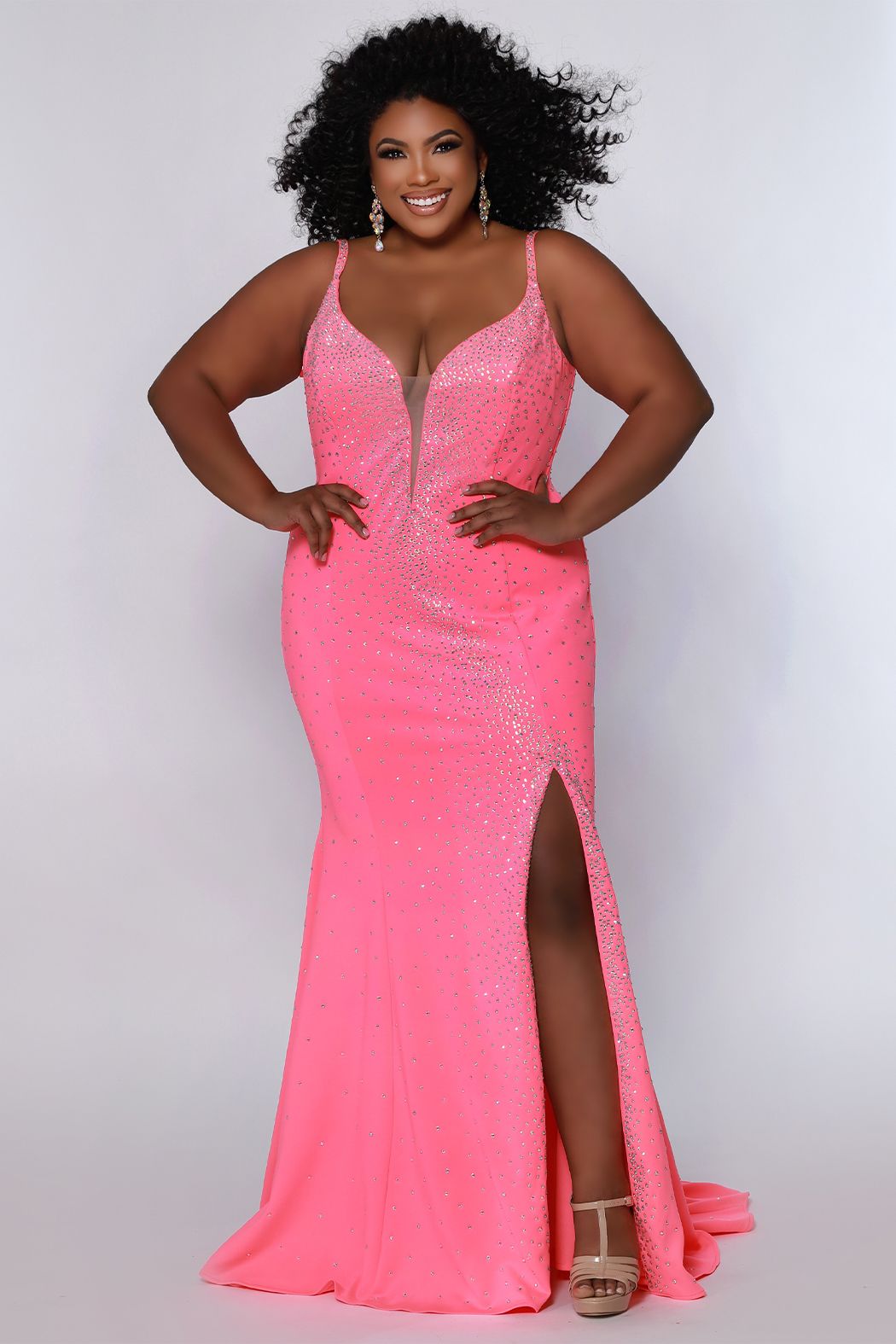 Johnathan Kayne Sydney s Closet JK2218 Red Size 14 Evening Gown with C Glass Slipper Formals