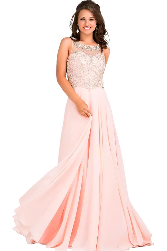 Peach Colored Prom Dresses