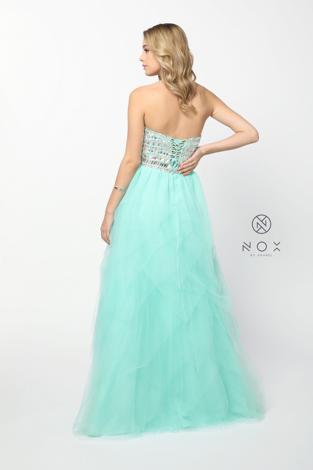 Seafoam Green Prom Dress