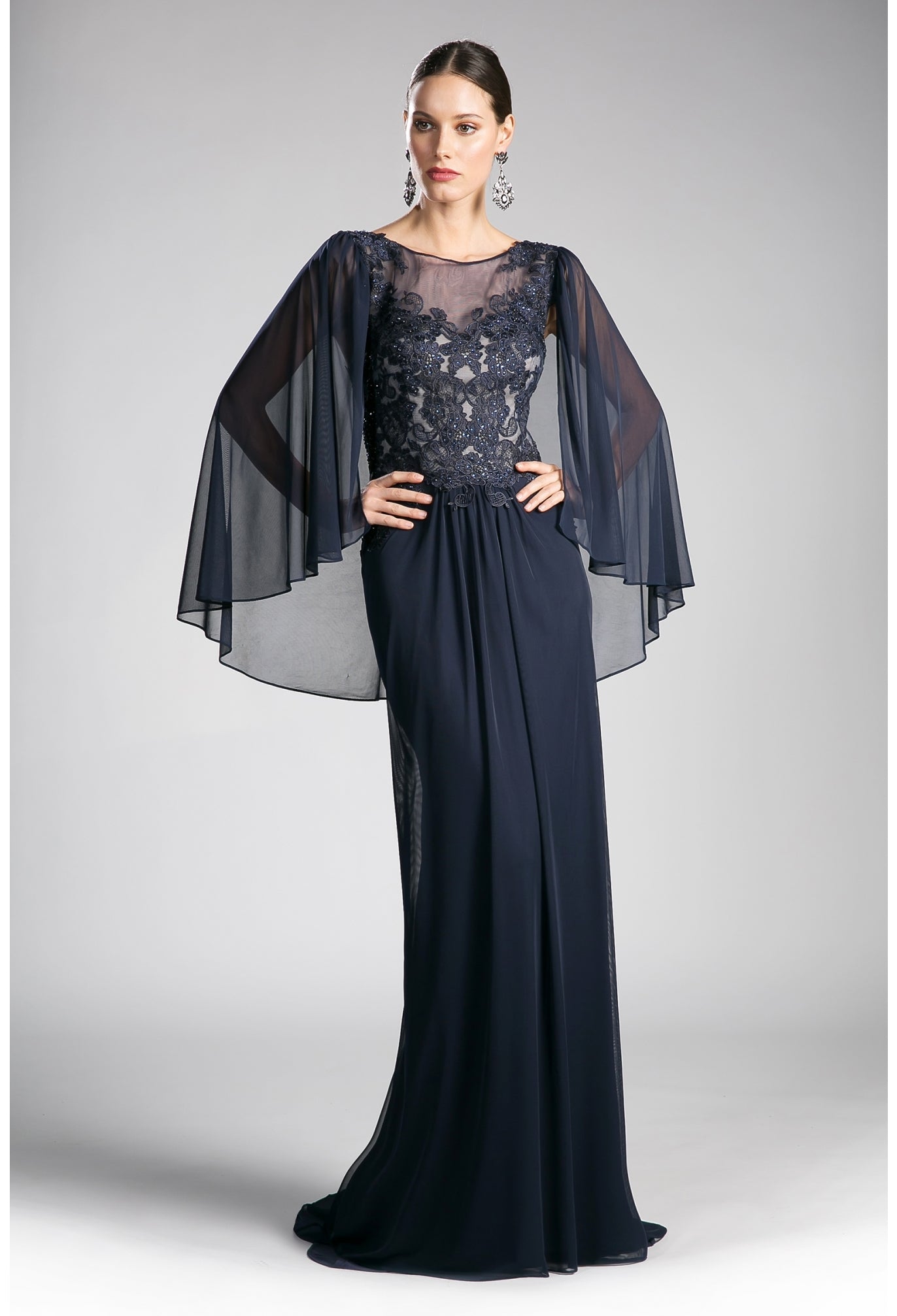 Draped Formal Dress