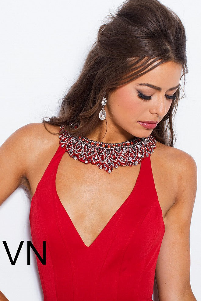 Jewelry for red sale prom dress