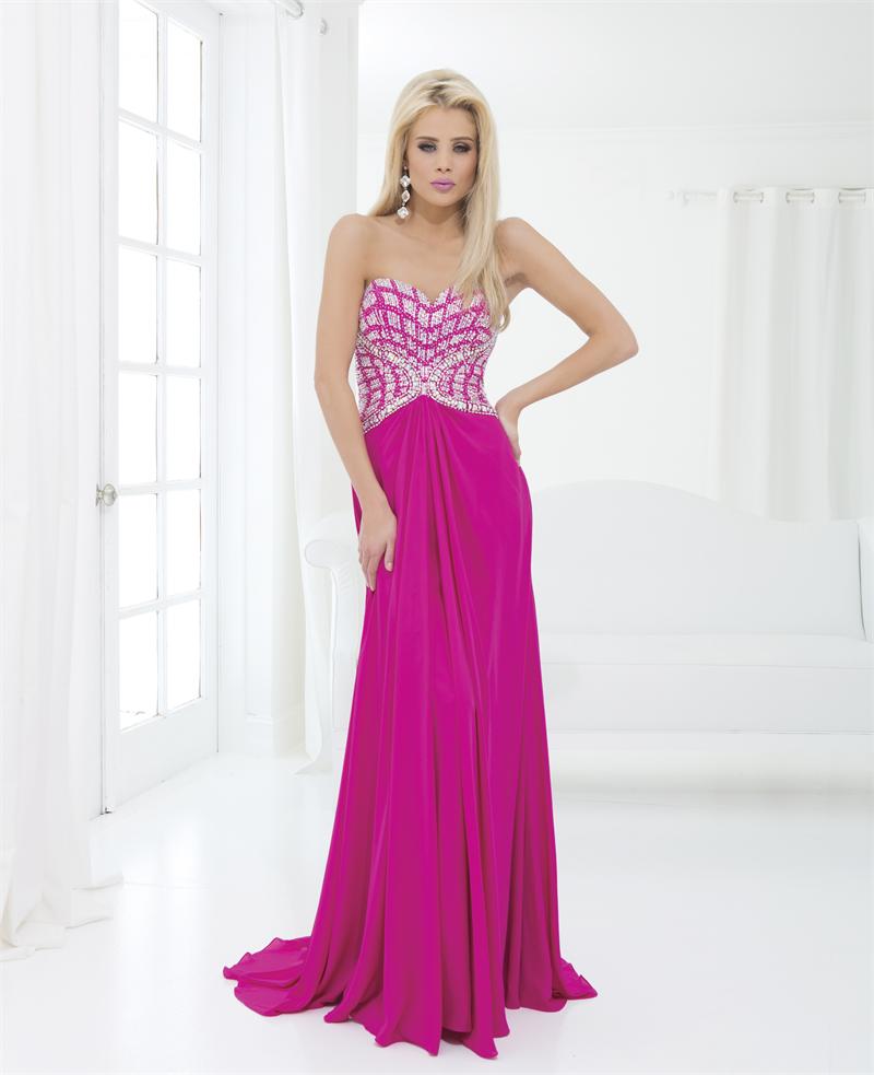 Tony Bowls 11407 Size 6, 10 Crystal Bodice Pageant Dress Sweetheart Ch ...